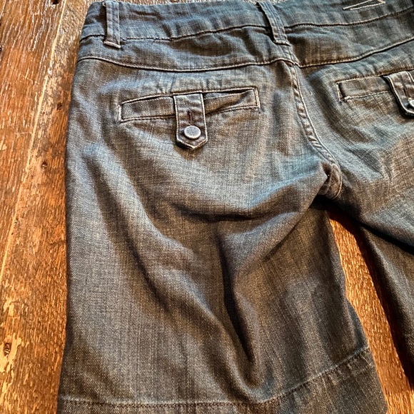 American Eagle High Waist Denim Shorts, Size 0 - Picture 9 of 11